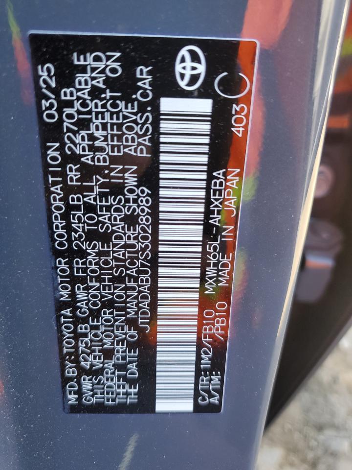 2025 TOYOTA PRIUS