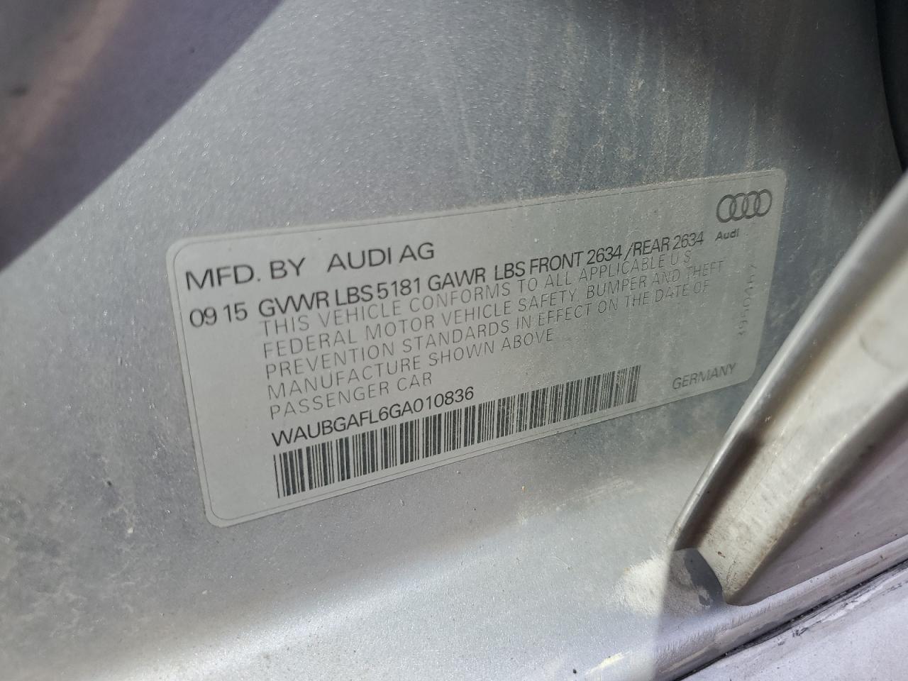 2016 AUDI S4