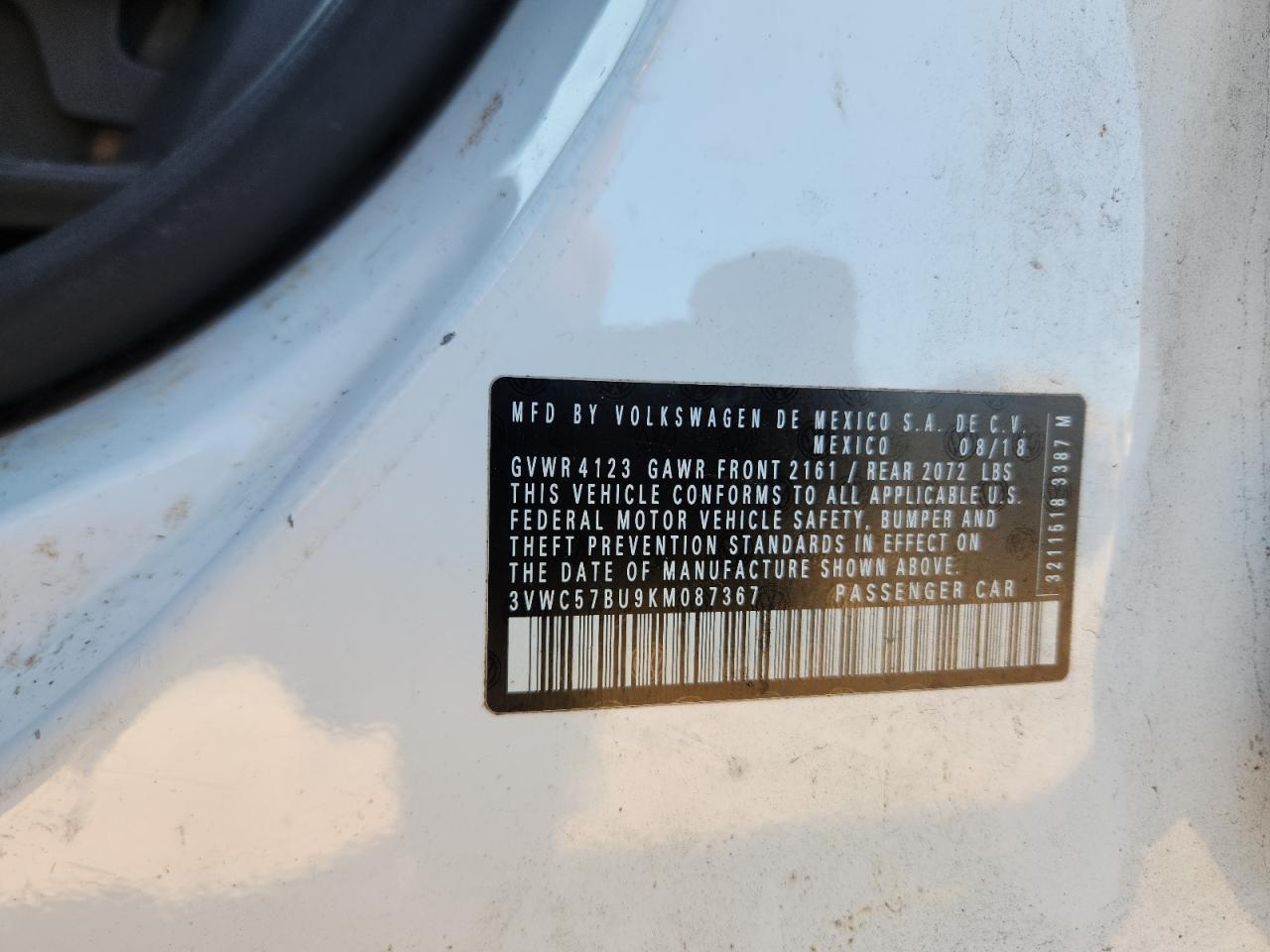 2019 VOLKSWAGEN JETTA