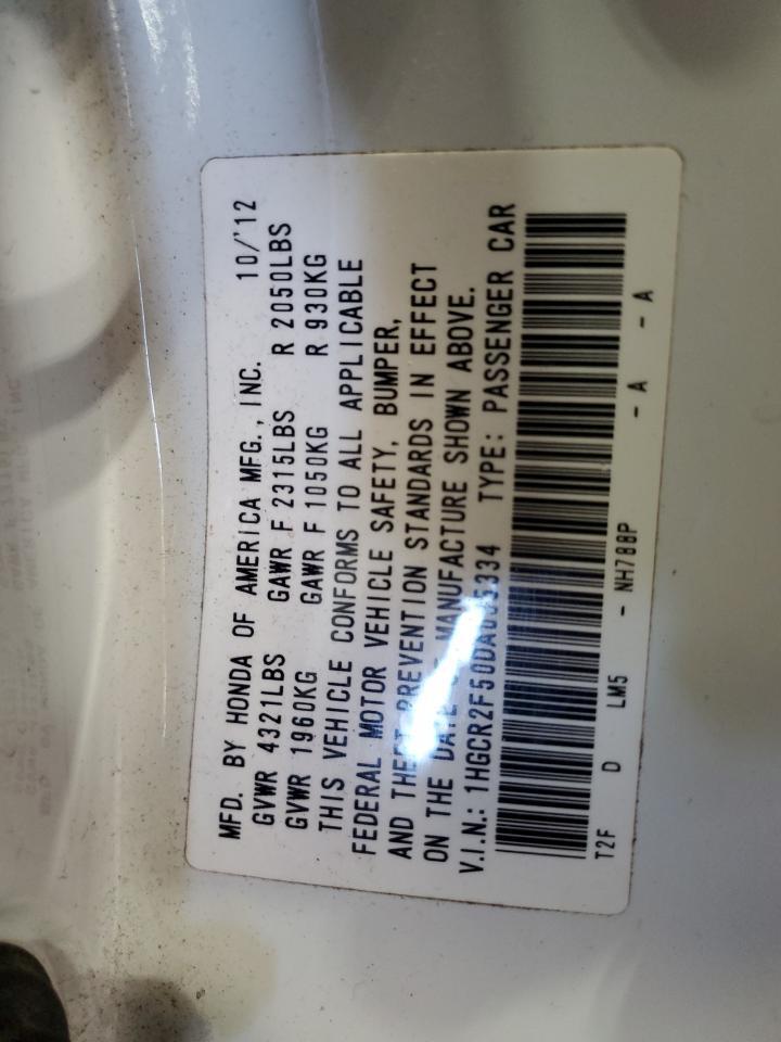 2013 HONDA ACCORD