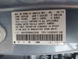 2011 HONDA ACCORD