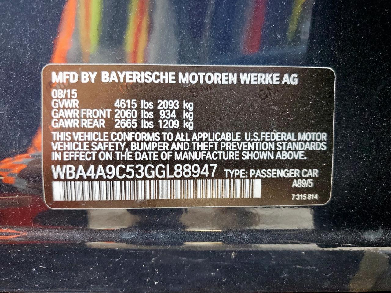 2016 BMW 4 Series
