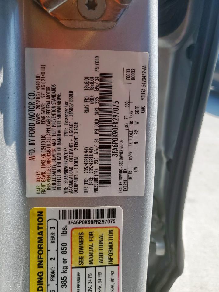 2015 FORD FUSION