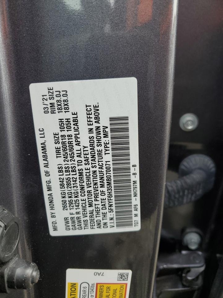 2021 HONDA PILOT