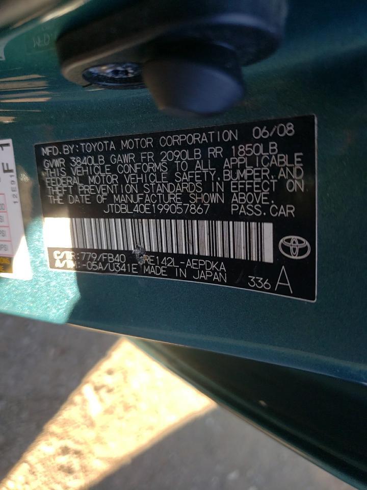 2009 TOYOTA COROLLA