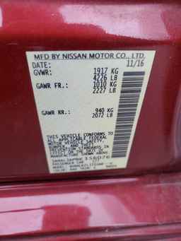 2017 NISSAN ALTIMA