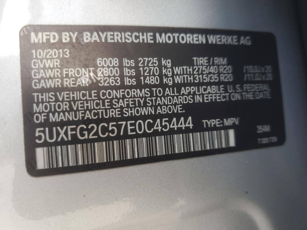 2014 BMW X6