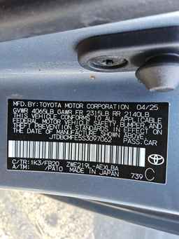 2025 TOYOTA COROLLA