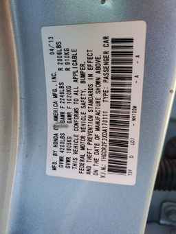 2013 HONDA ACCORD