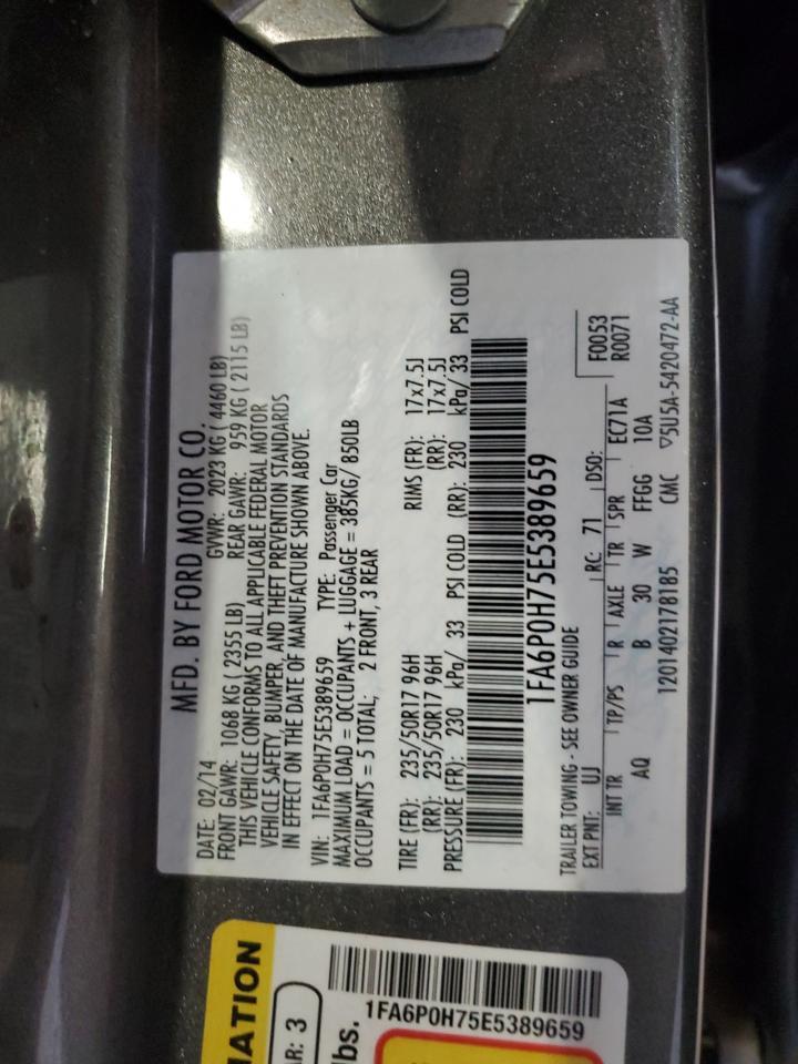 2014 FORD FUSION