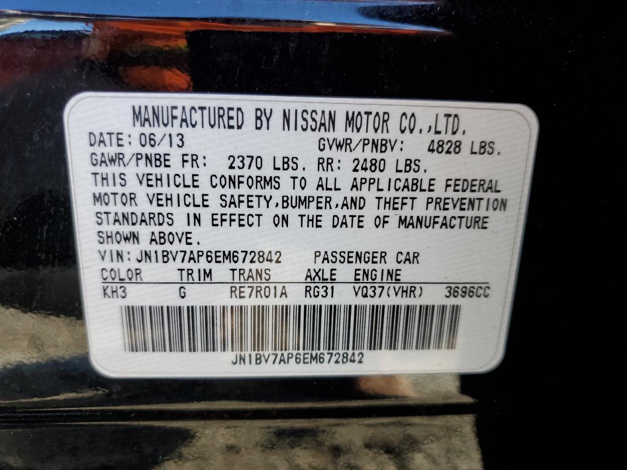 2014 INFINITI Q50
