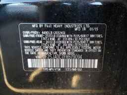 2015 SUBARU FORESTER