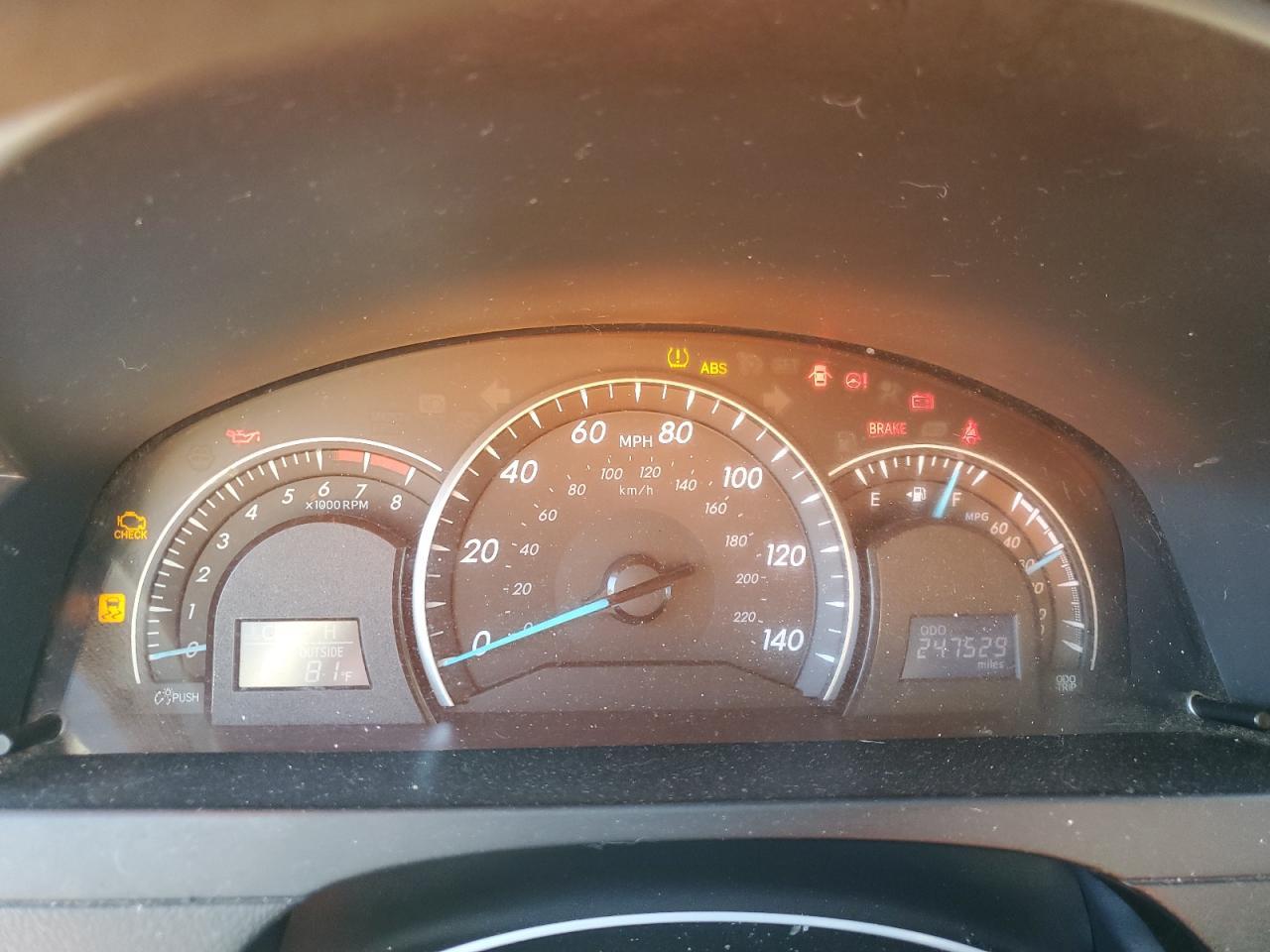 2012 TOYOTA CAMRY