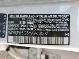 2000 MERCEDES-BENZ E-Class