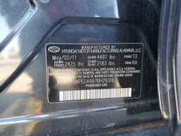 2011 HYUNDAI SONATA