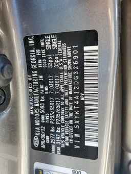 2013 KIA SORENTO