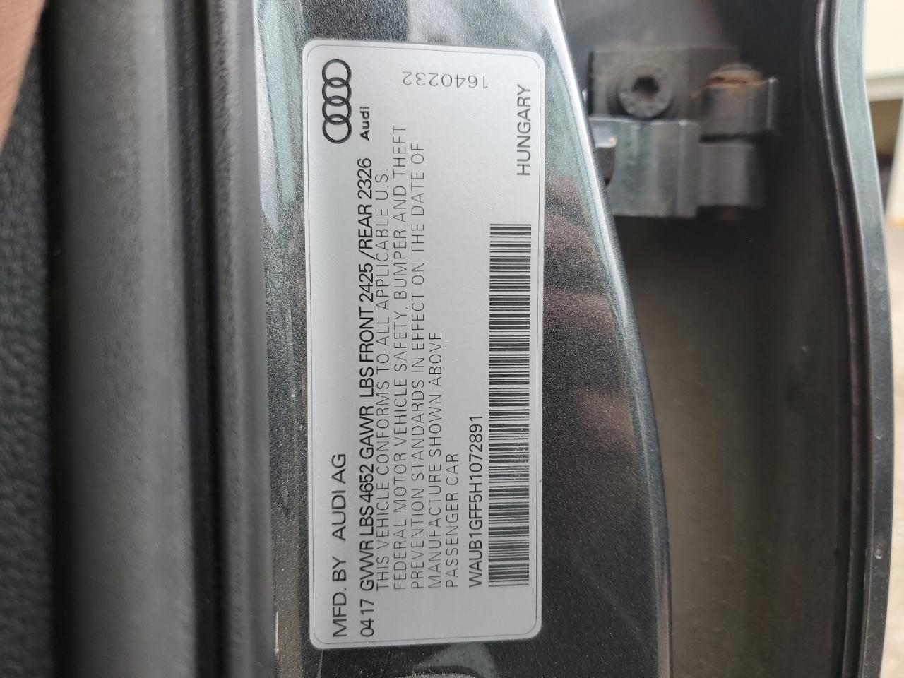 2017 AUDI S3
