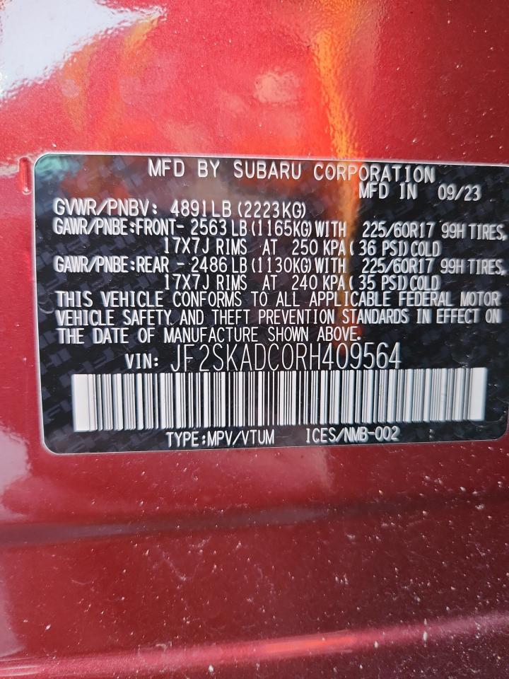 2024 SUBARU FORESTER