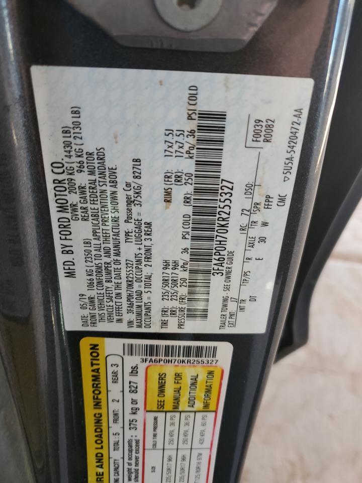 2019 FORD FUSION