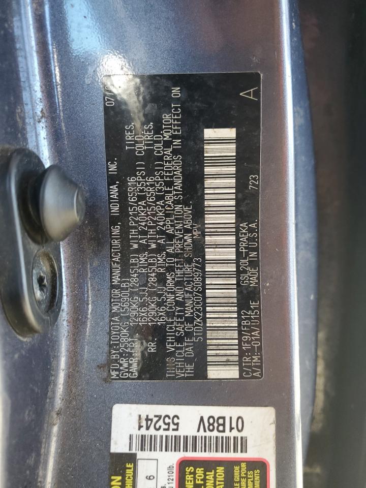 2007 TOYOTA SIENNA
