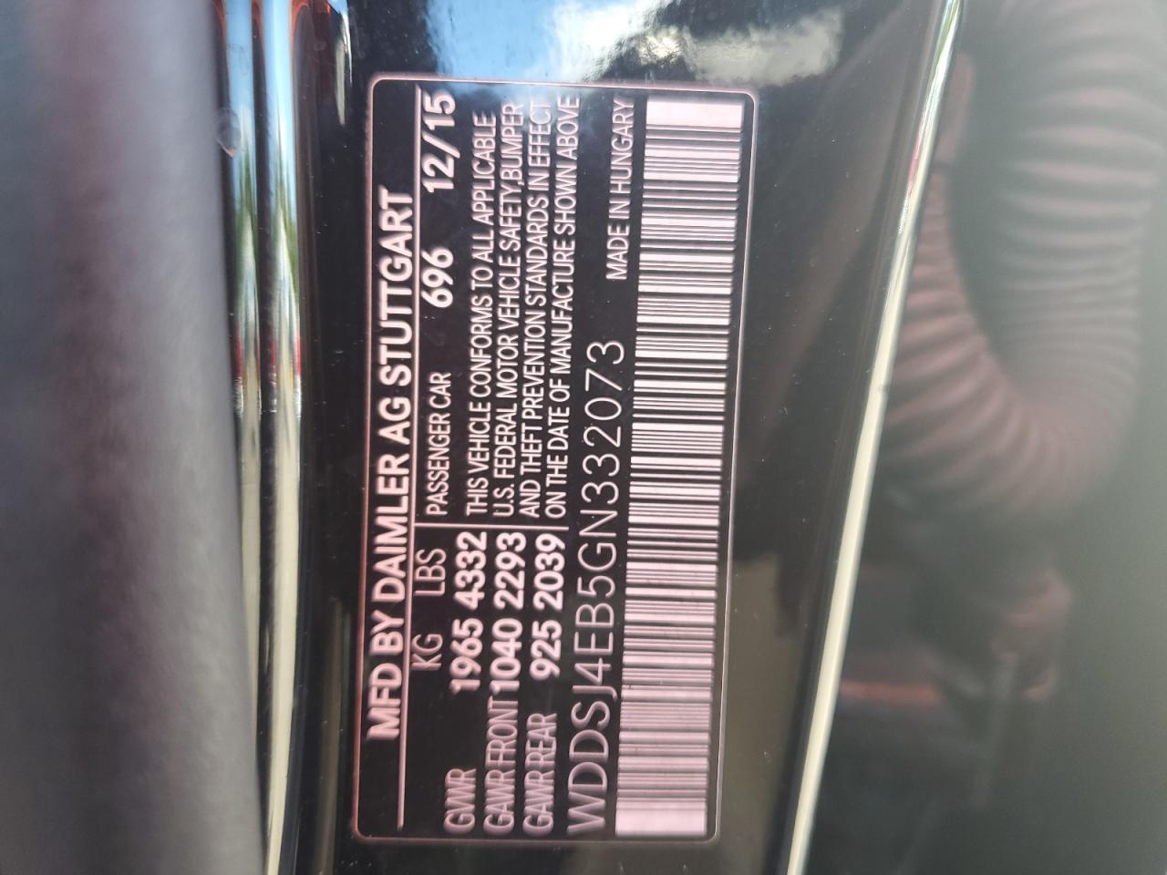 2016 MERCEDES-BENZ CLA-Class