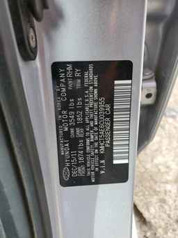2012 HYUNDAI ACCENT