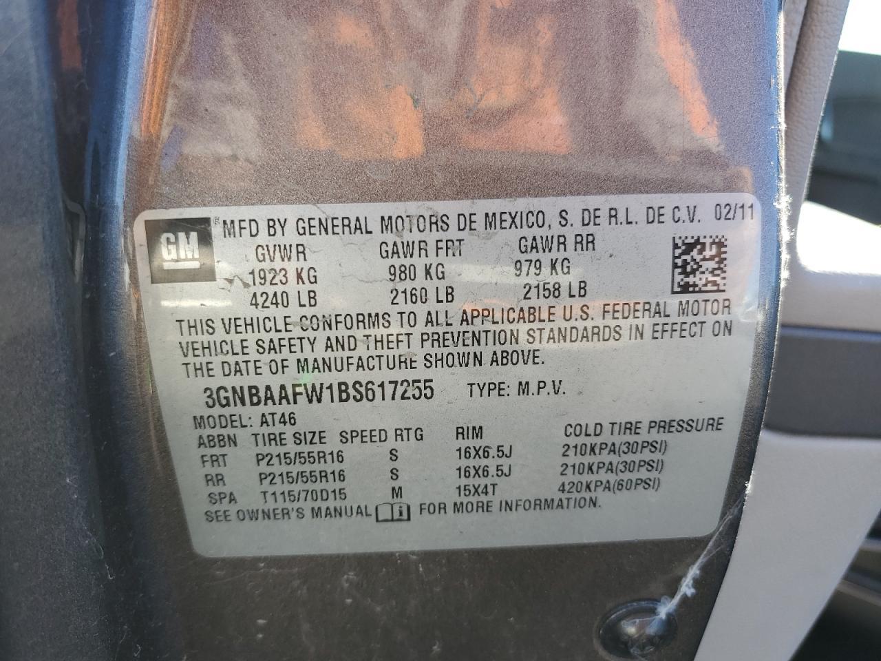 2011 CHEVROLET HHR