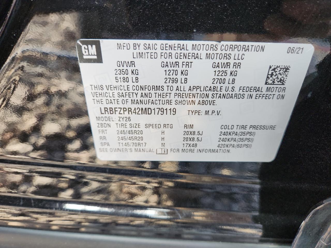 2021 BUICK Envision