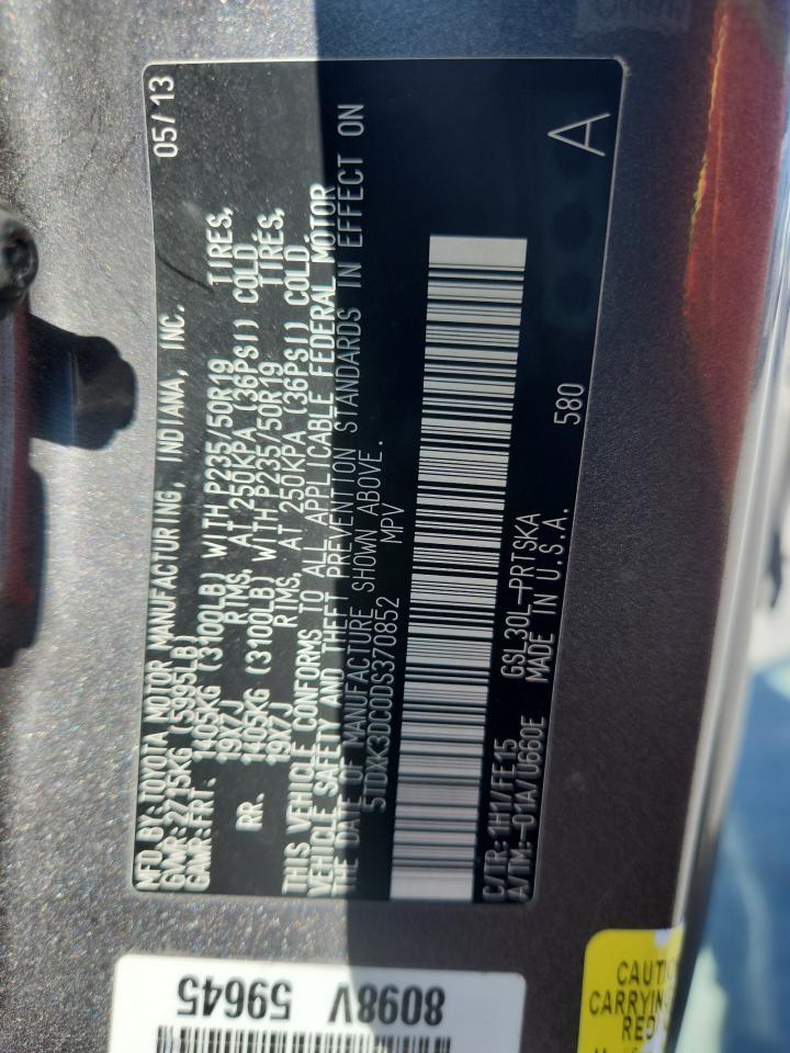 2013 TOYOTA SIENNA