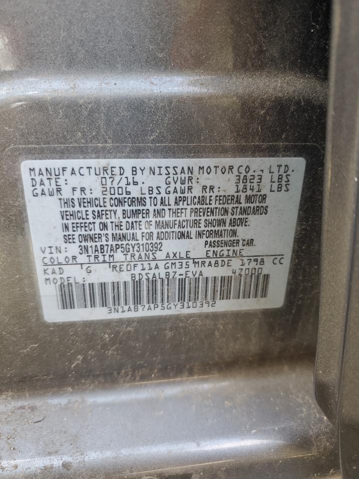 2016 NISSAN SENTRA