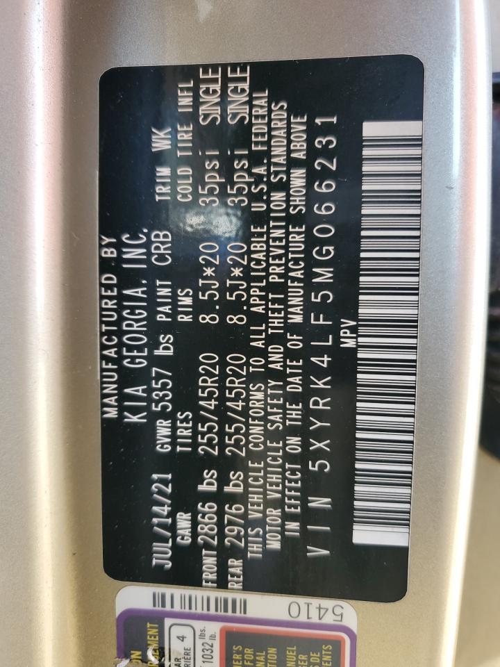 2021 KIA SORENTO