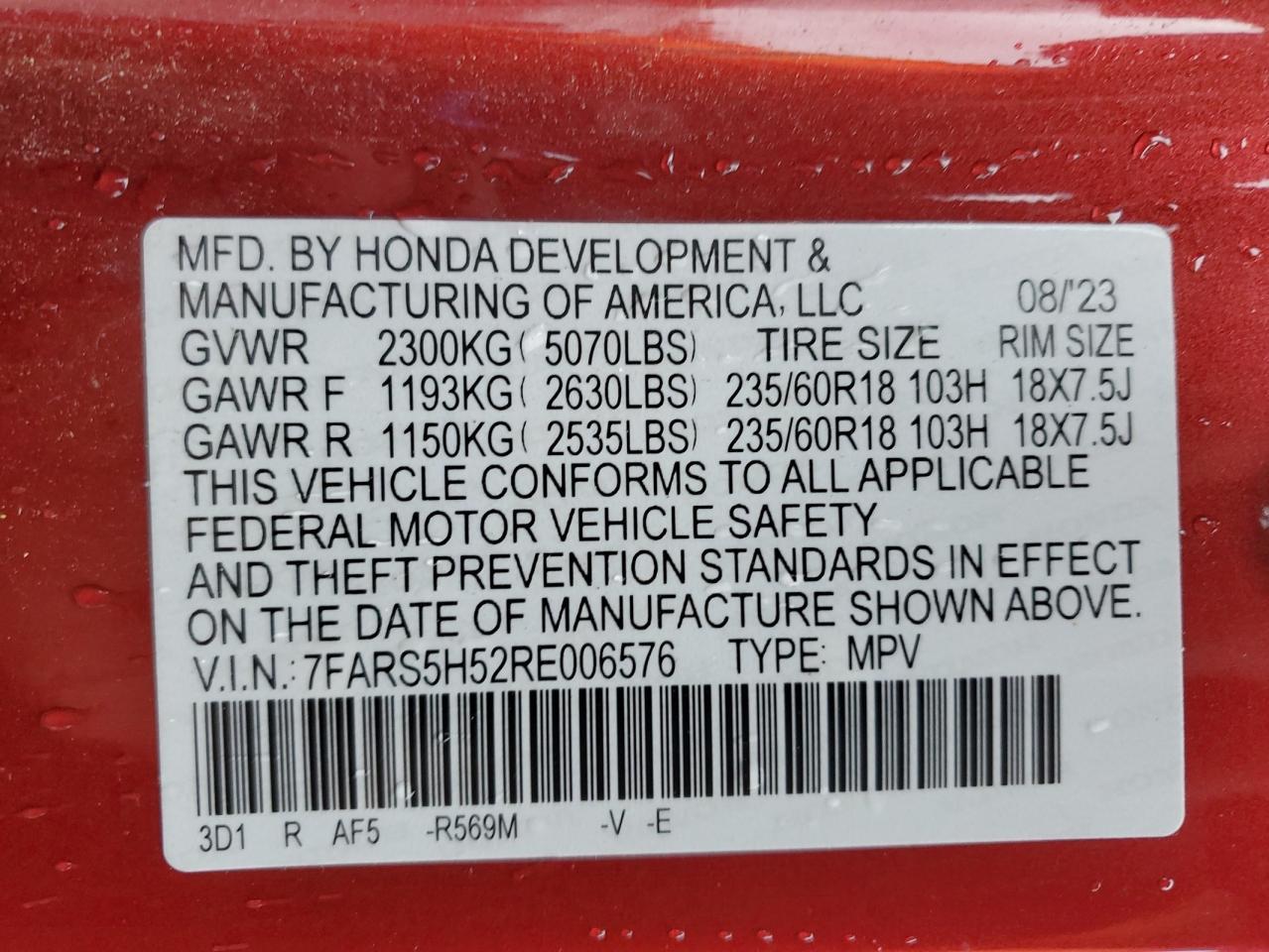 2024 HONDA CR-V