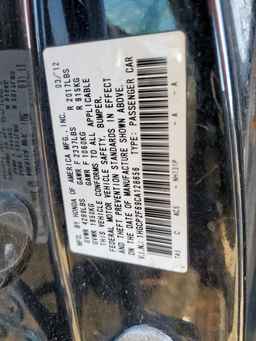 2012 HONDA ACCORD