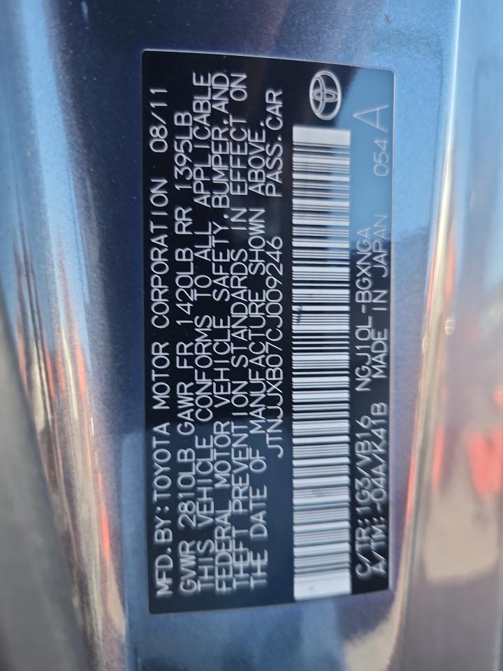 2012 TOYOTA SCION