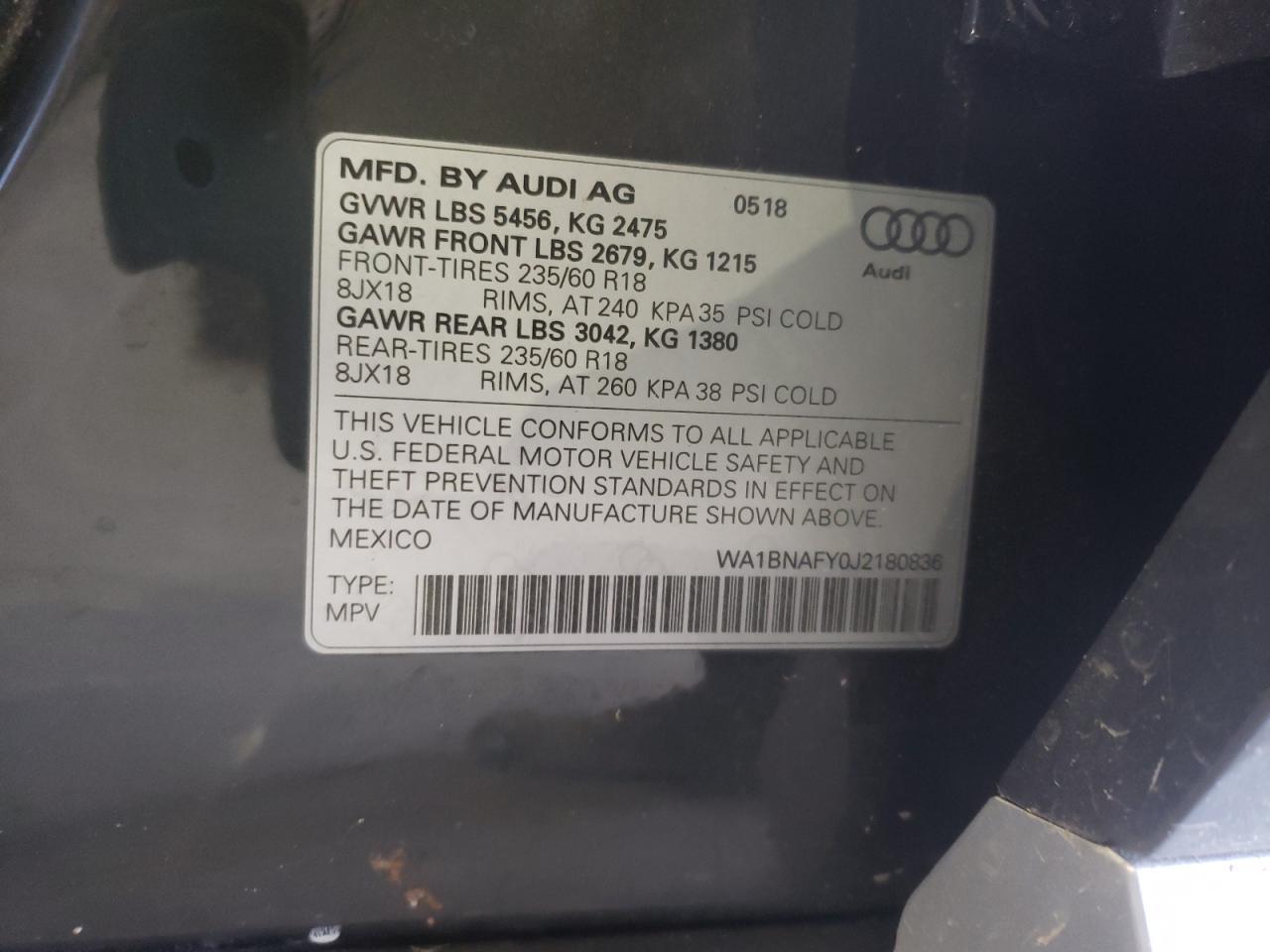 2018 AUDI Q5