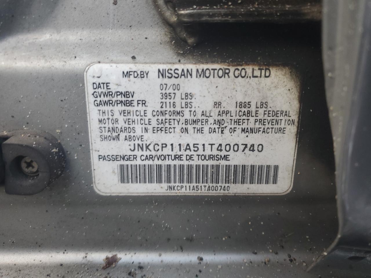 2001 INFINITI G20