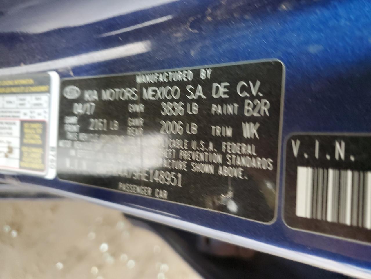 2017 KIA FORTE