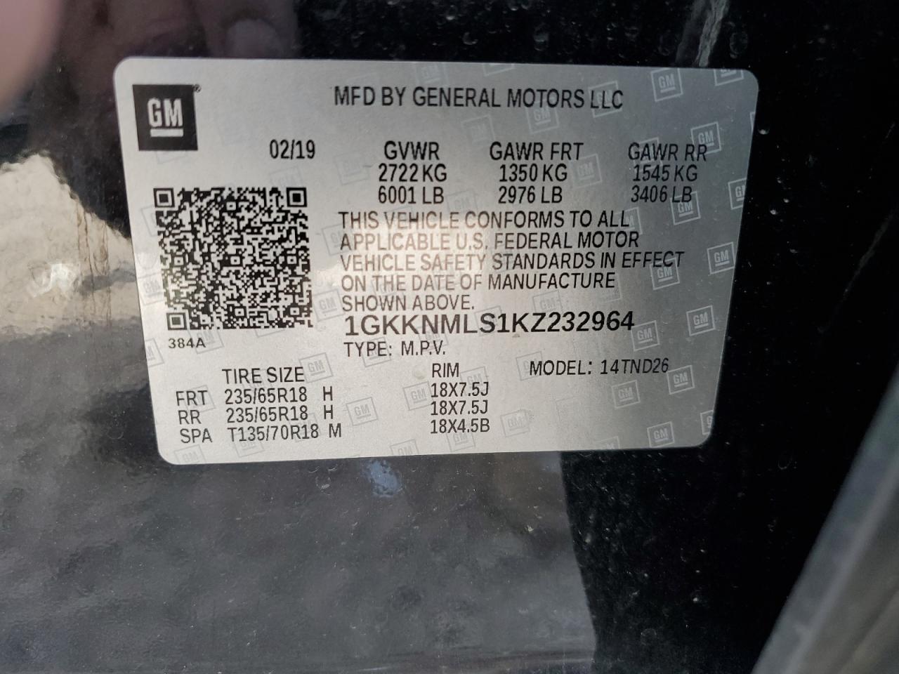 2019 GMC ACADIA