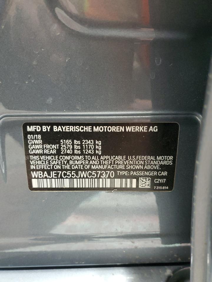 2018 BMW 5 series