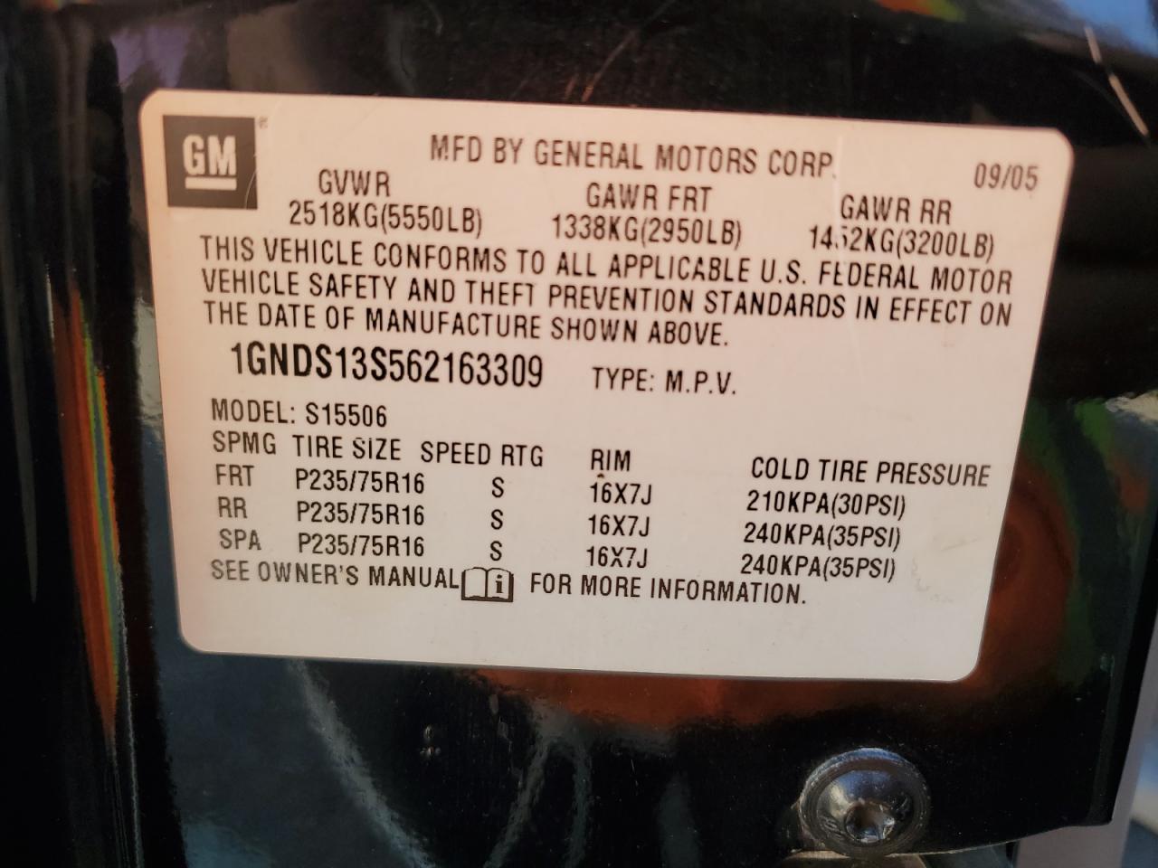2006 CHEVROLET Trailblazer