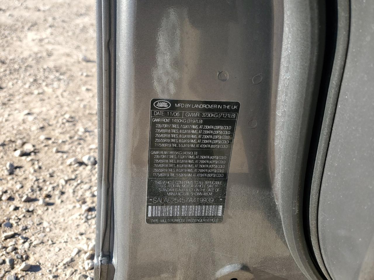 2007 LAND ROVER Lr3