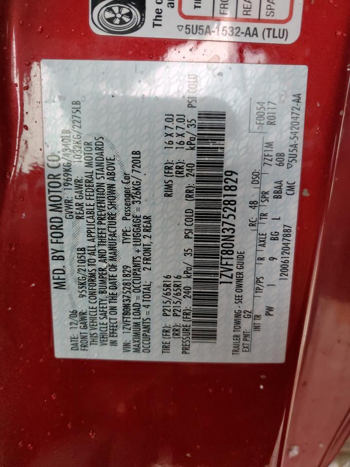2007 FORD MUSTANG
