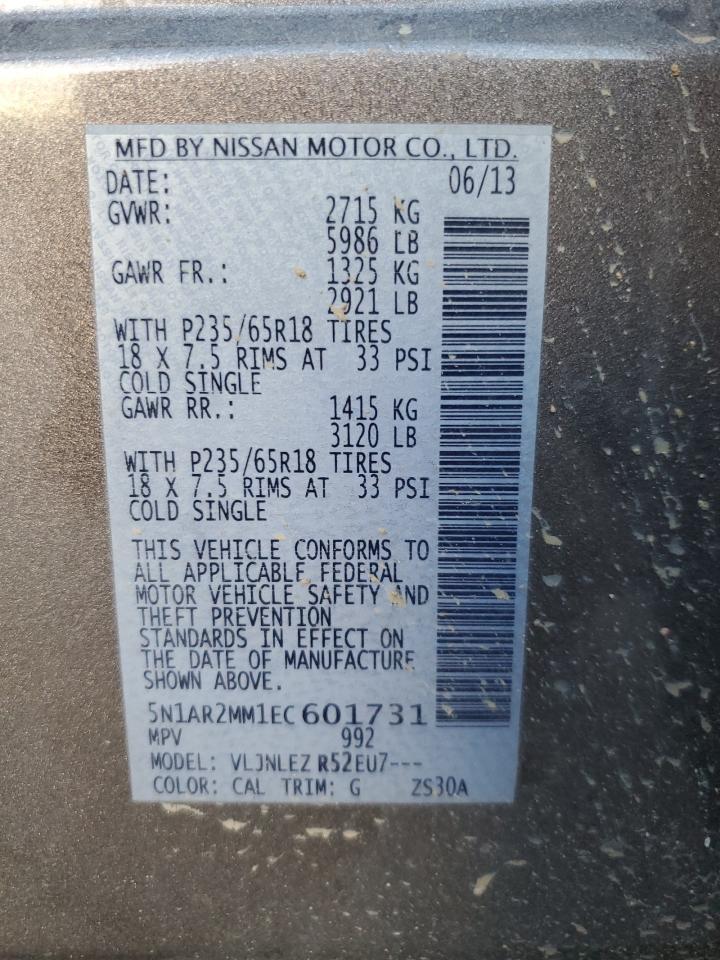 2014 NISSAN PATHFINDER