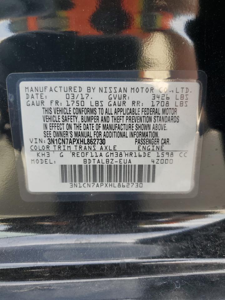 2017 NISSAN VERSA