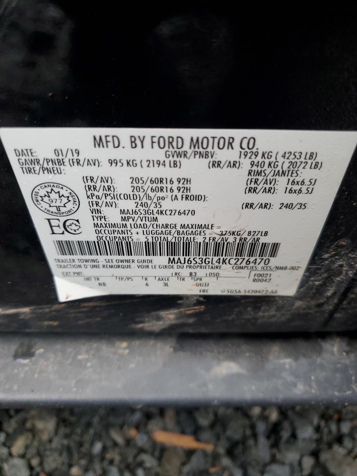 2019 FORD EcoSport