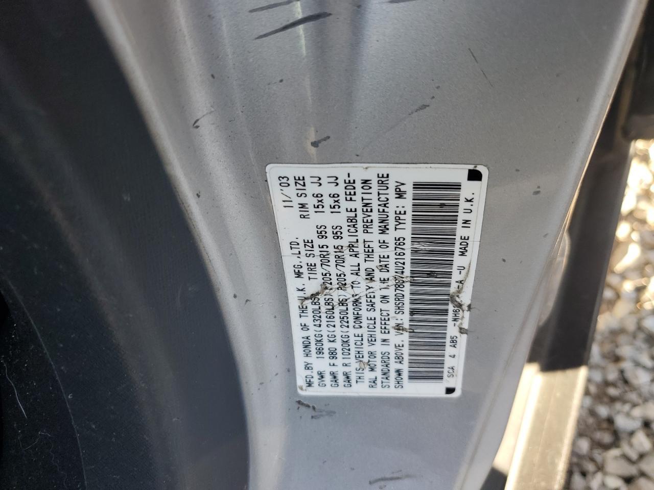 2004 HONDA CR-V