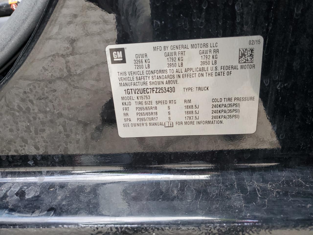 2015 GMC Sierra