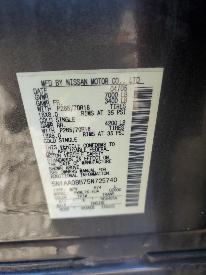 2005 NISSAN Armada