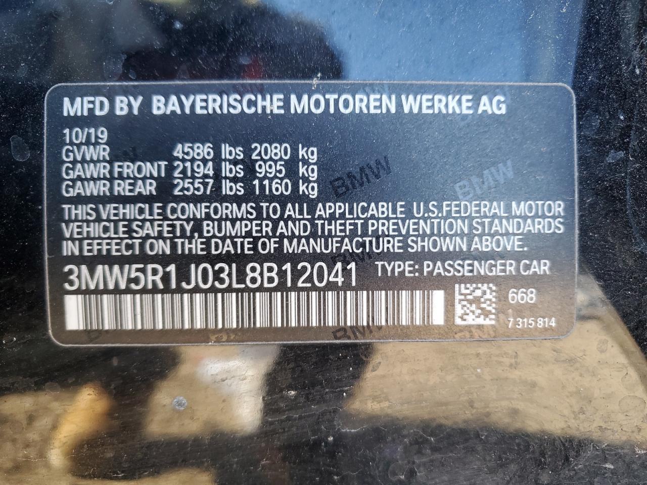 2020 BMW 3 SERIES