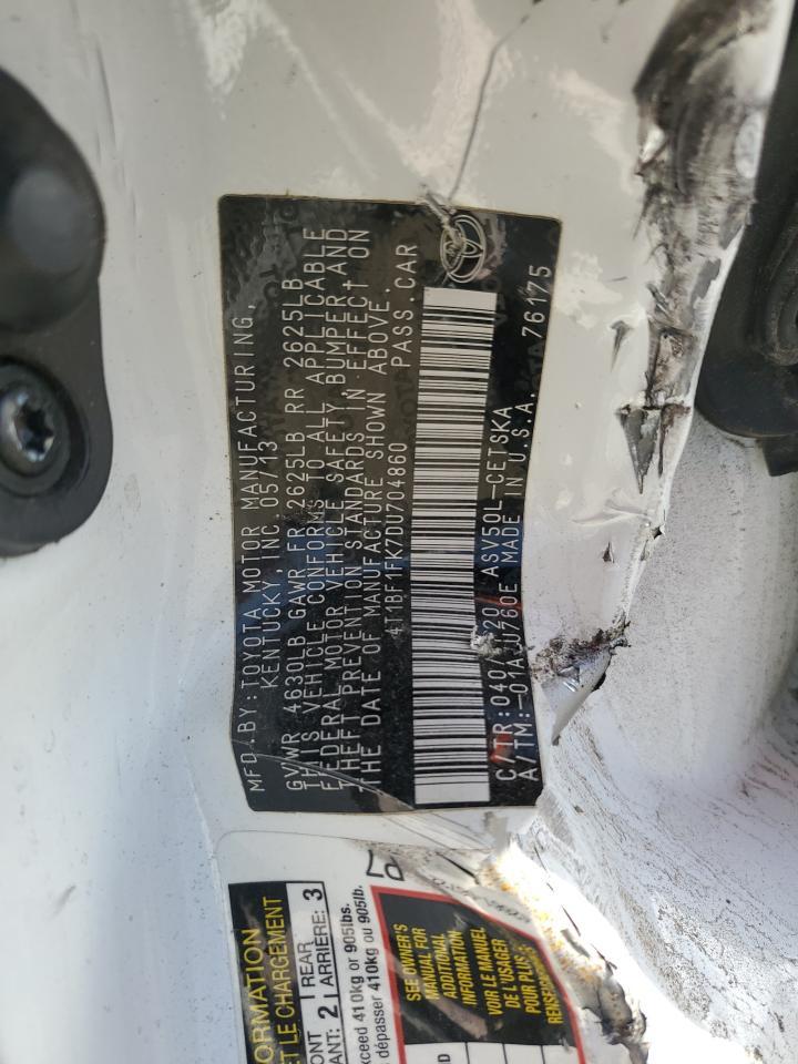 2013 TOYOTA CAMRY